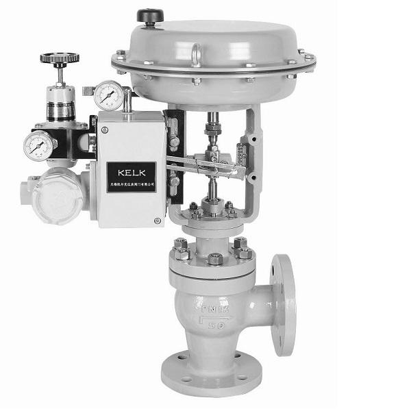Cage Guided Single Seated Angle Control Valve